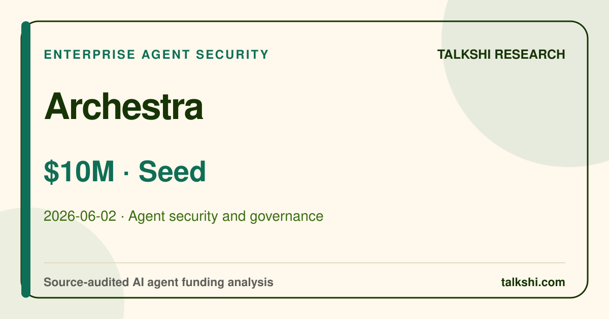 Archestra $10M Seed AI funding analysis