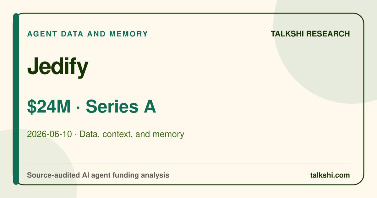 Jedify $24M Series A AI funding analysis