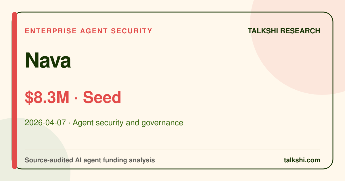 Nava $8.3M Seed AI funding analysis