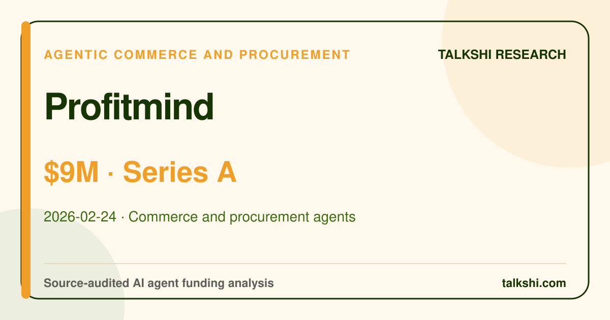 Profitmind $9M Series A AI funding analysis