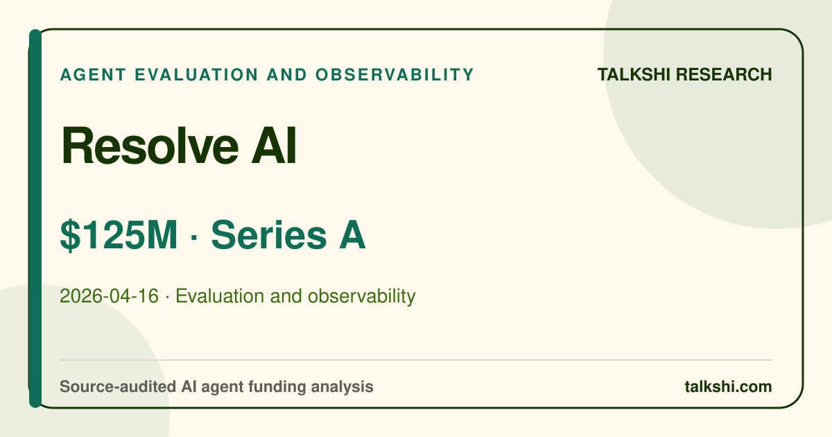 Resolve AI $125M Series A AI funding analysis