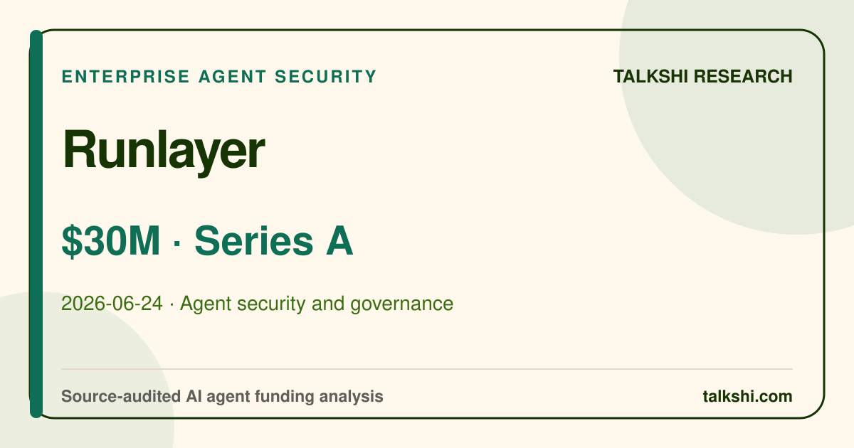 Runlayer $30M Series A AI funding analysis