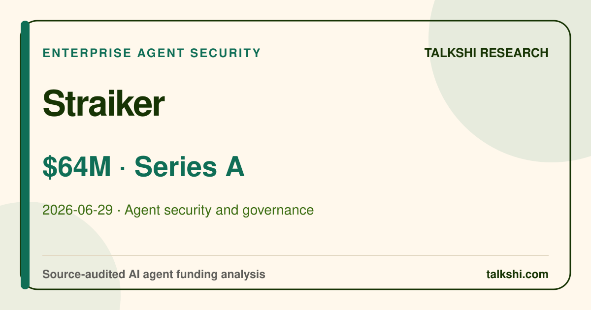 Straiker $64M Series A AI funding analysis