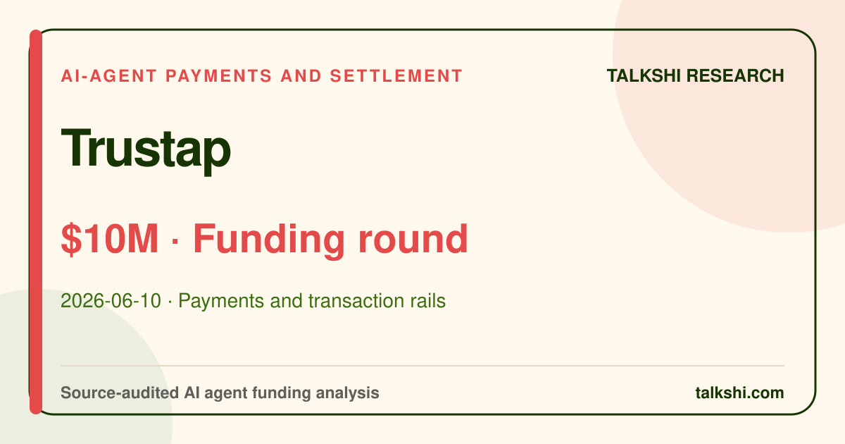 Trustap $10M Funding round AI funding analysis
